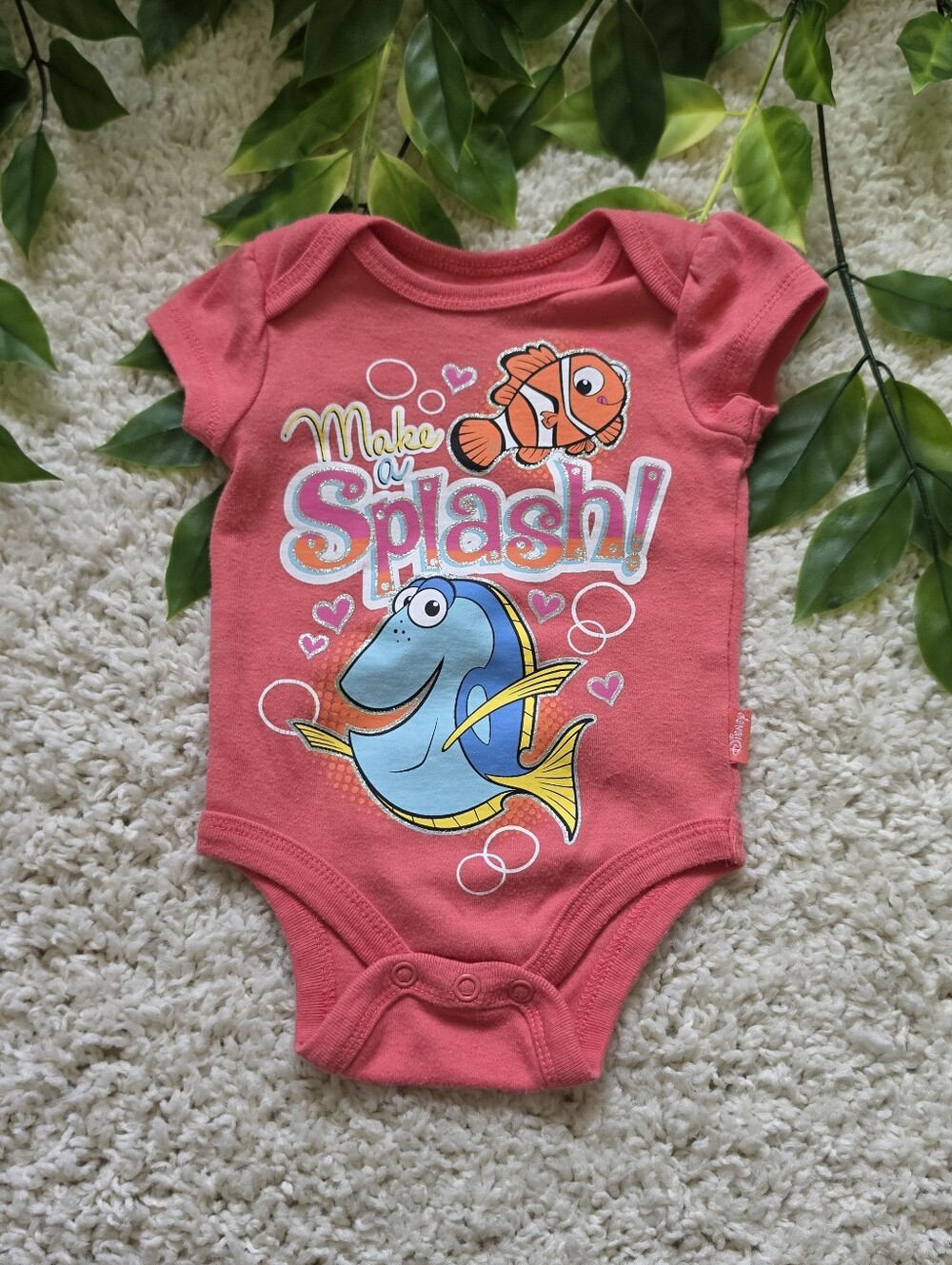 Baby Girl Finding Nemo Onesie (Newborn)